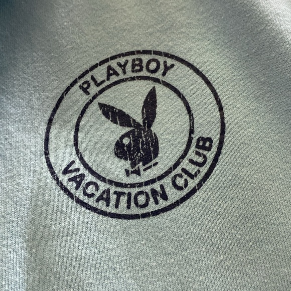 Playboy by Pacsun open hooded sweatshirt - Picture 3 of 4